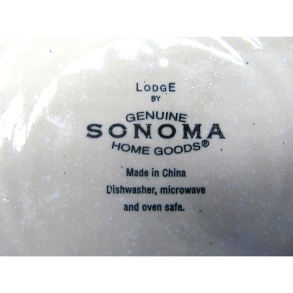 Sonoma Lodge Individual Double Handled Soup Bowl    Trees Design - Picture 9 of 10